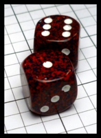 Dice : Dice - 6D Pipped - Chessex Red Green and Blue Speckle - POD Aug 2015